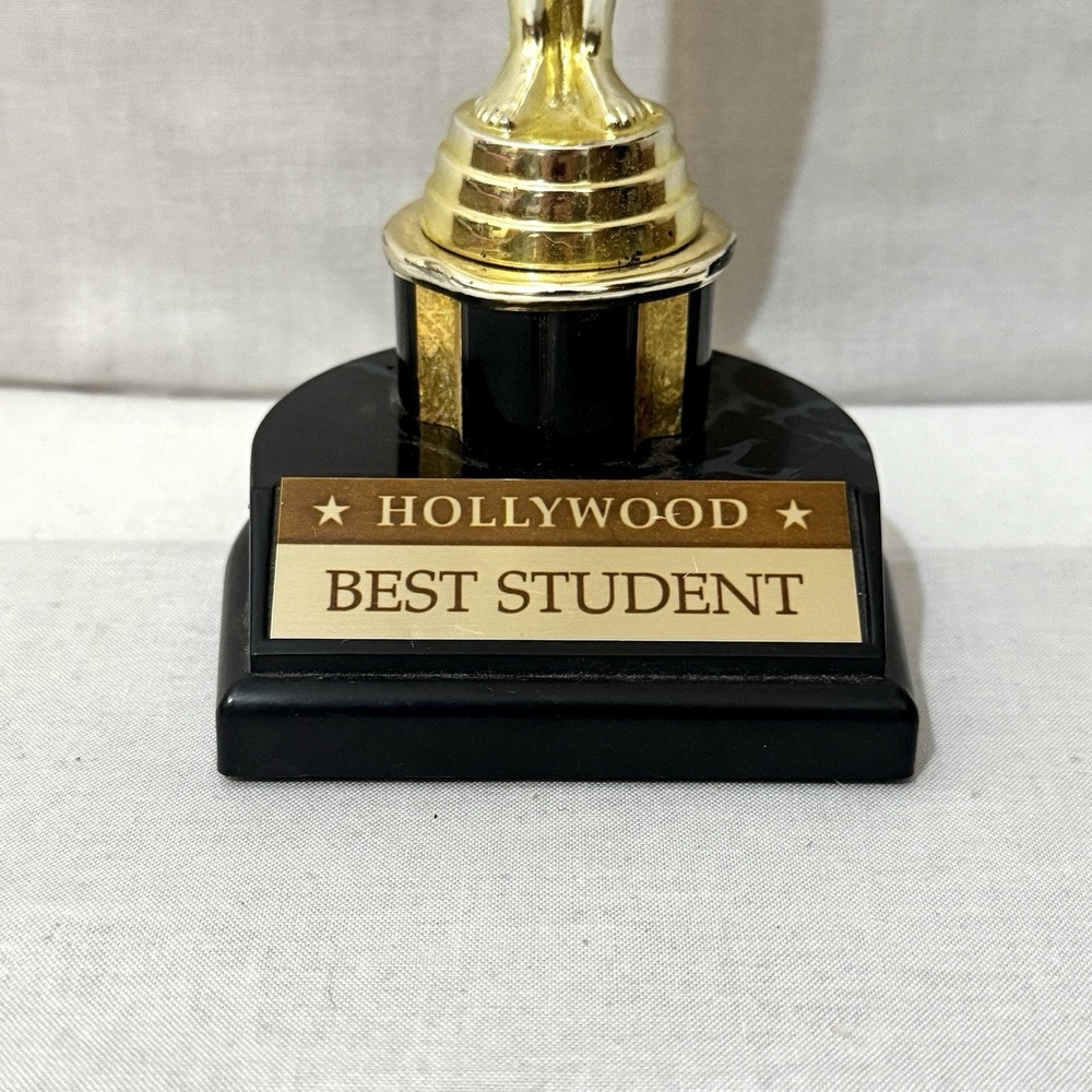 Hollywood Award Trophy Replica Best Student Gift 8" Oscar Style Figure Statue - Picture 2 of 8